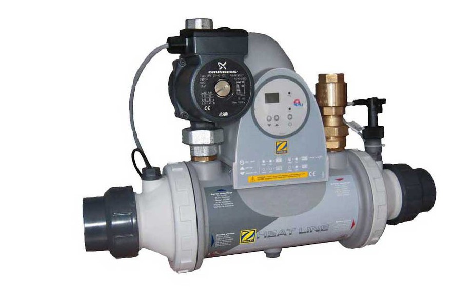 Échangeur multitubulaire HeatLine Plus by Zodiac en situation