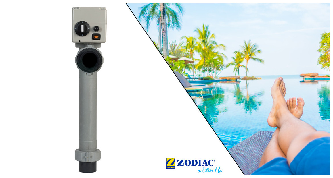 réchauffeur de piscine zodiac RE/L en situation