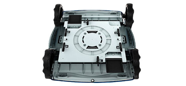 robot reaction vue dessous