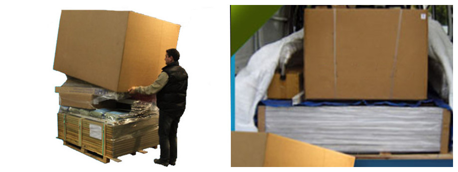 transport de la piscine bois waterclip en situation