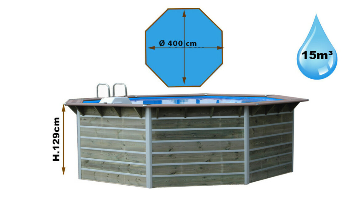 dimensions piscine bois waterclip cleofas