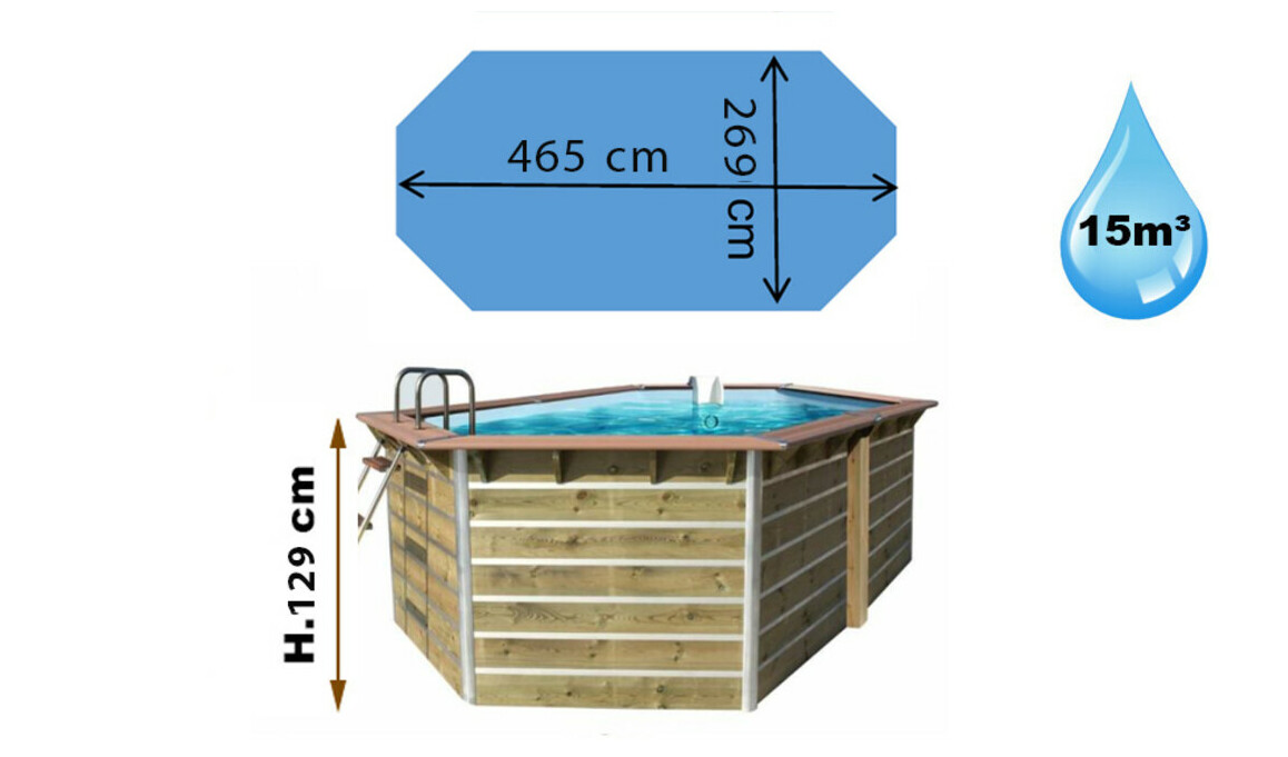 dimensions piscine waterclip sabtang