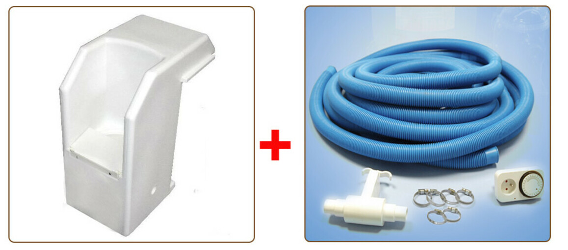 kit hors bord de la piscine bois waterclip 