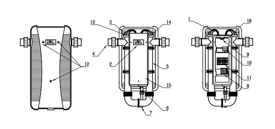 Description du réchauffeur électrique pour piscine Zodiac RE U en situation
