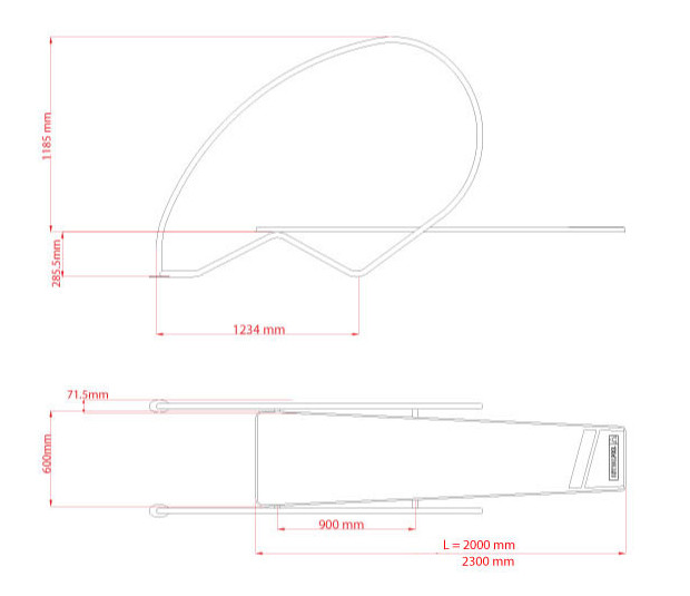 plongeoir dynamic arceaux dimensions