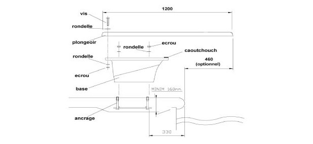 plongeoir dynamic installation