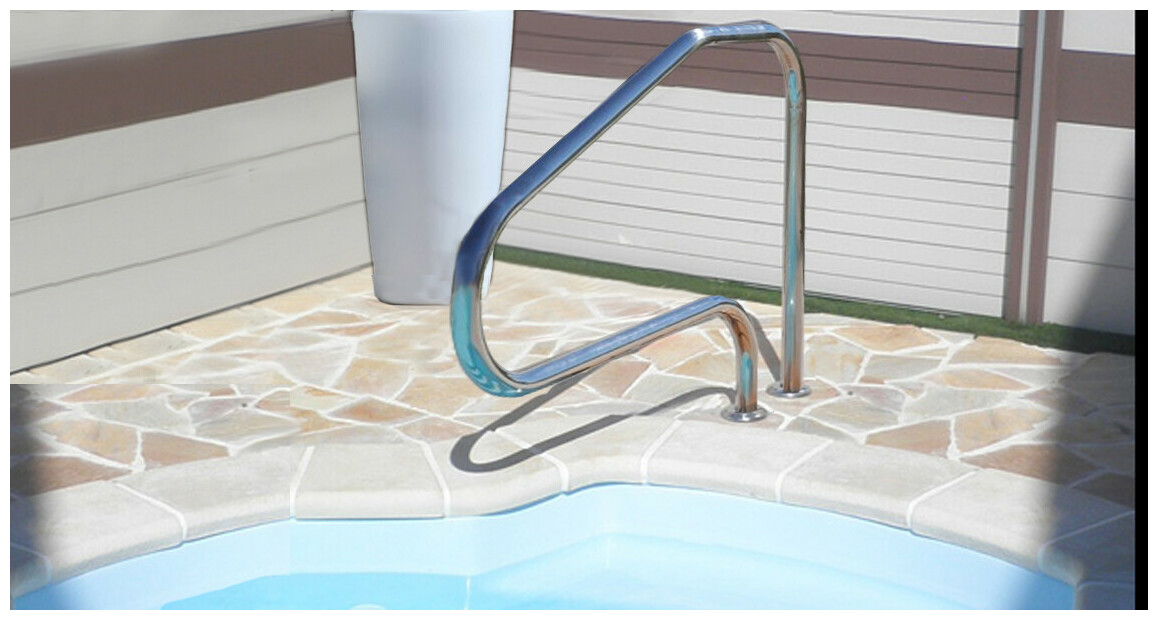 sortie de bain en inox à visser ou à sceller pour piscine astralpool 