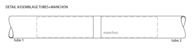 main courante - schema manchon assemblage
