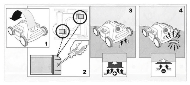 D1 robot nettoyeur soupapes admission
