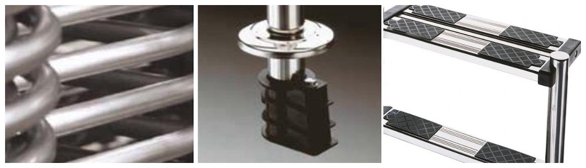 caractéristiques de l'échelle asymétrique pour piscine enterrée