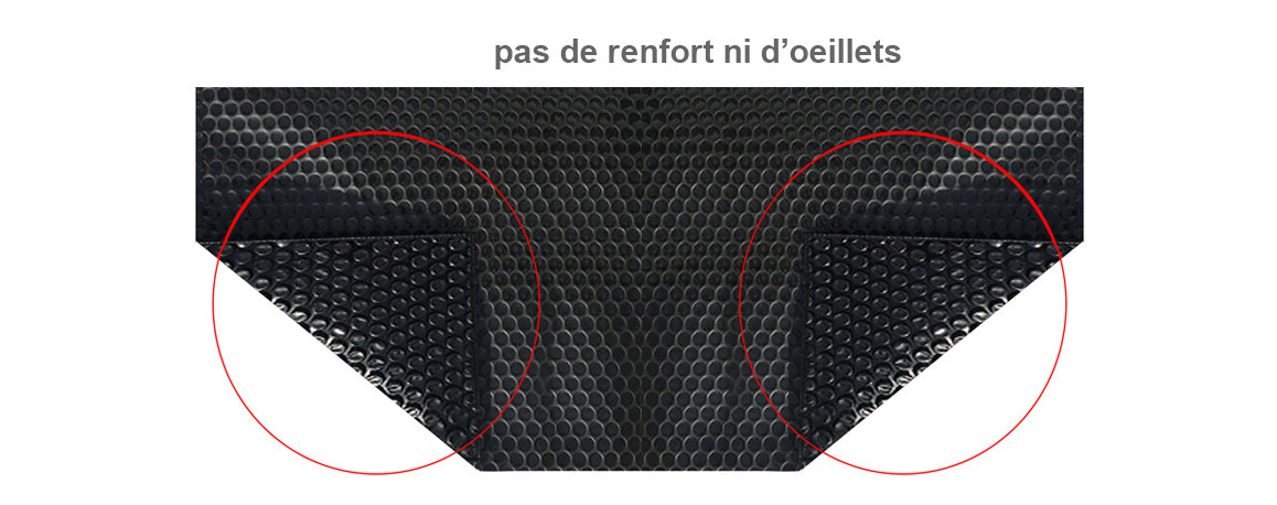 caractéristiques de la bâche solaire bleu 400 eco