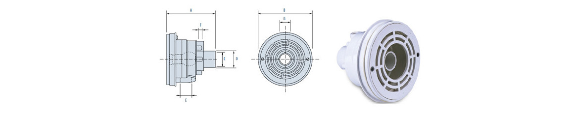 dimensions de la nage à contre courant Lago