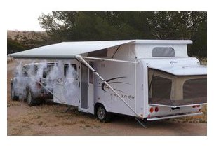 Brumisateur ofresh 6 mètres en camping  en situation d'extérieur