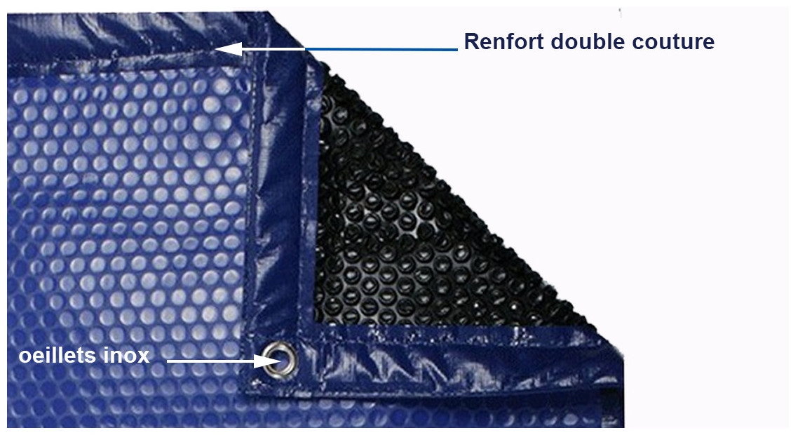 caractéristiques de la bâche à bulles solaire Arlequin 400 Quatro