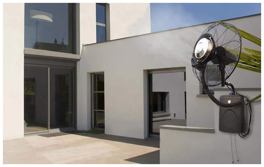 ventilateur brumisateur haute performance mural o fresh