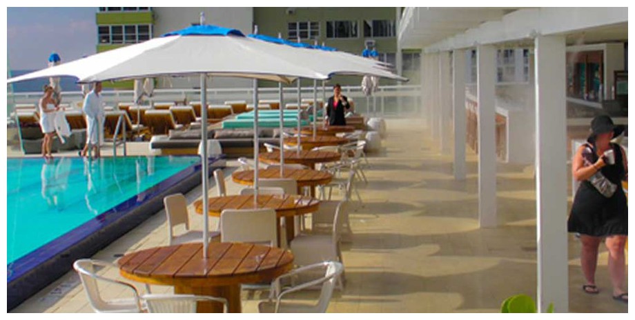 brumisateur haute pression Idrakool en situation