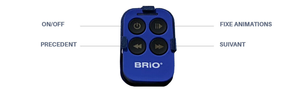 télécommande du boitier de commande à distance ccei brio mod rc