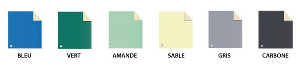 bache opaque nara safe - swatchs couleur