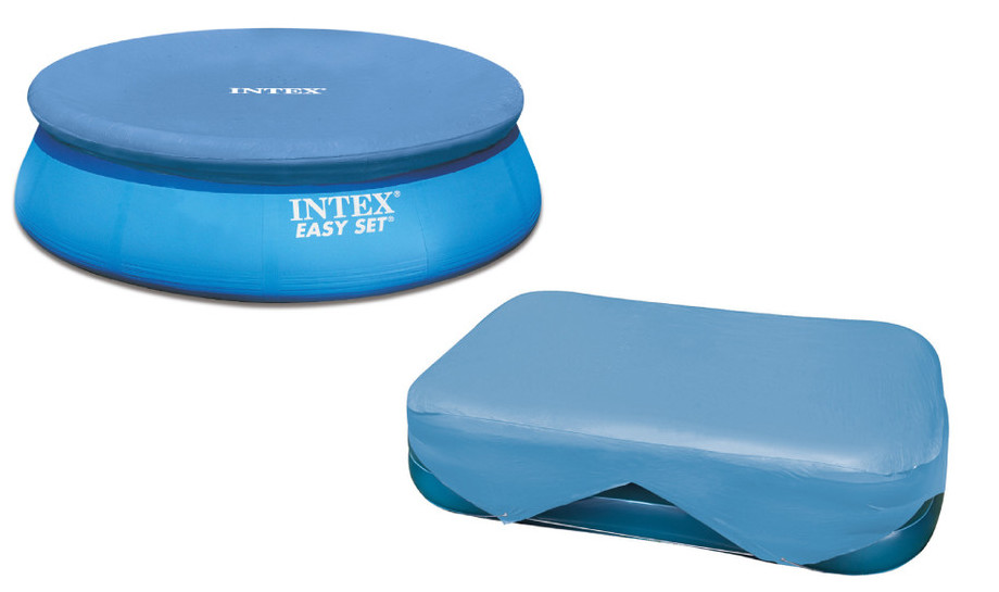 Couverture opaque pour piscine hors-sol Intex autoportante
