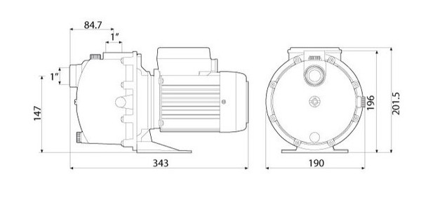 Surpresseur de piscine Pool 1 CV