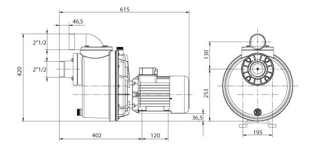 NCC Nadorself DIMENSIONS