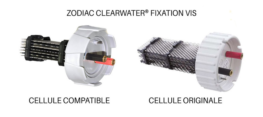 Cellule électrolyse compatible avec les appareils Zodiac - clearwater vis