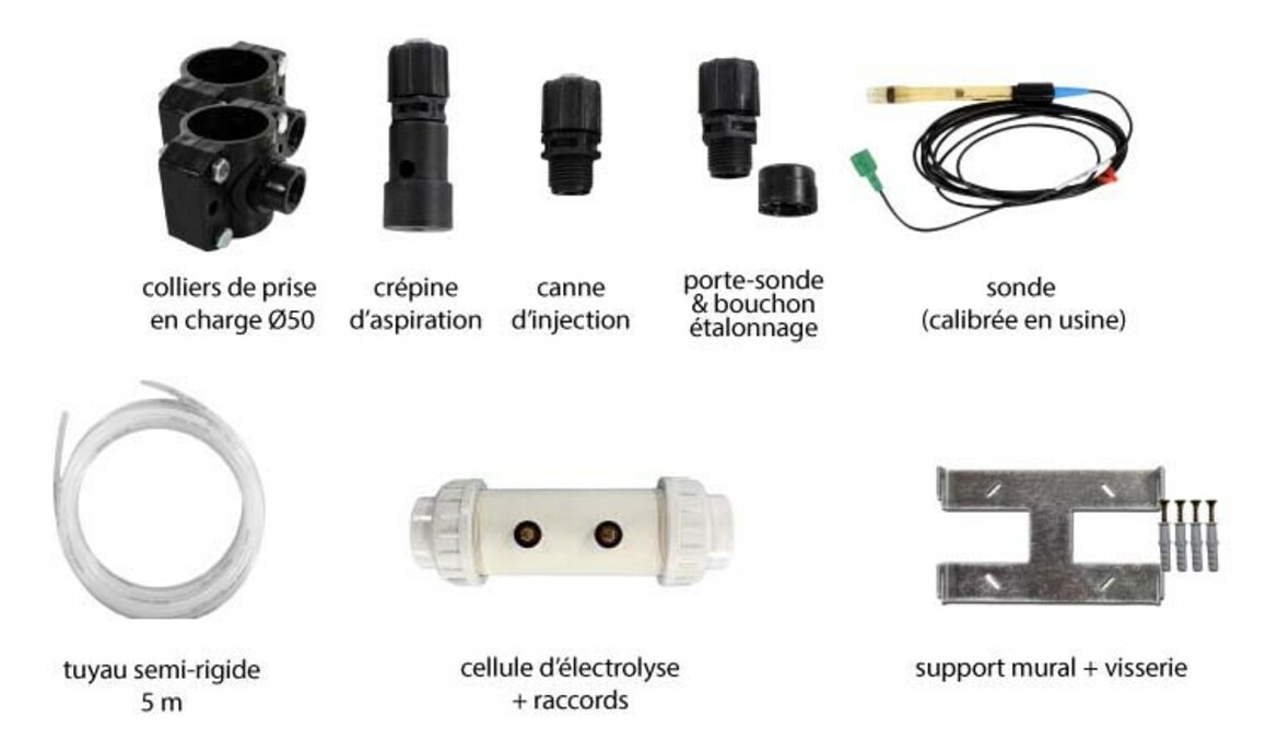 accessoires Duo Perle Electrolyseur-pH