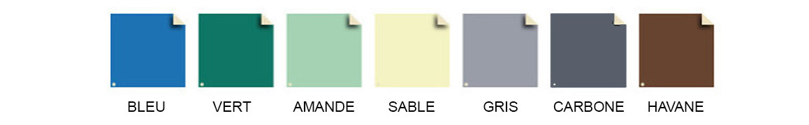 nuancier de la bâche à barre sécuri bois pour piscine hors sol