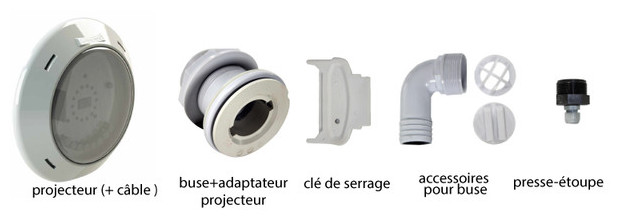 projecteur piscine LED - equipement