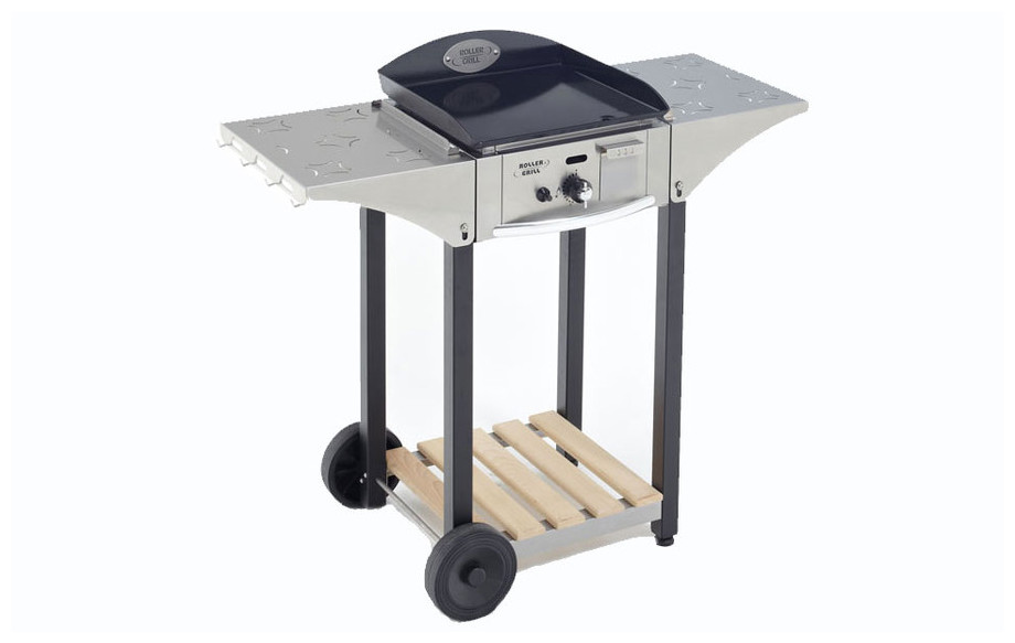 desserte avec plancha PL 400E Roller Grill en situation