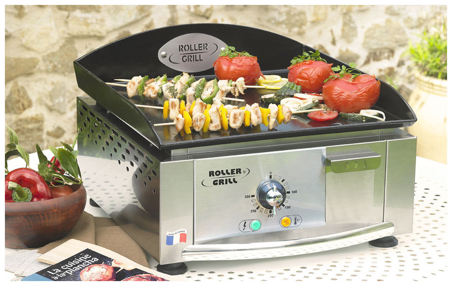 Plancha électrique Roller Grille PL 400E en situation