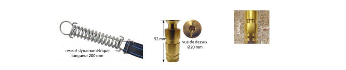 fixation bâche opaque frimas piton escamotable