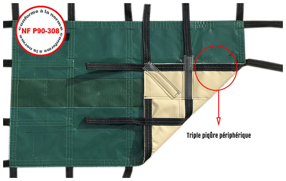 descriptif de la bâche de sécurité opaque frimas superluxe 