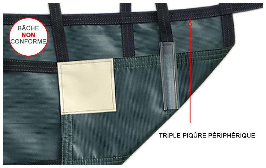 bache hiver filet blizzard luxe fiche détails