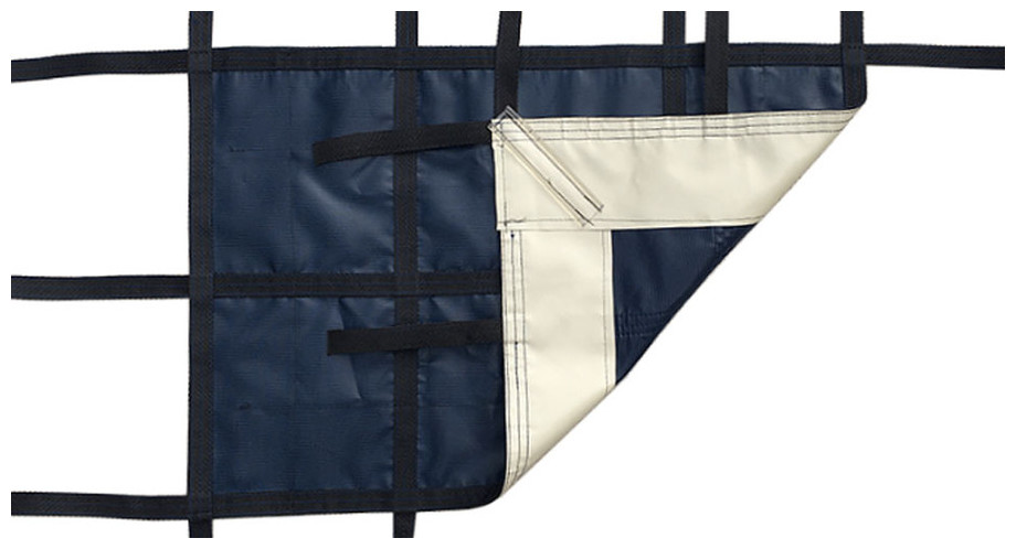 bache hiver filet super luxe bleu