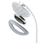 Lampe chauffante infrarouge sur pied - matÃ©riaux