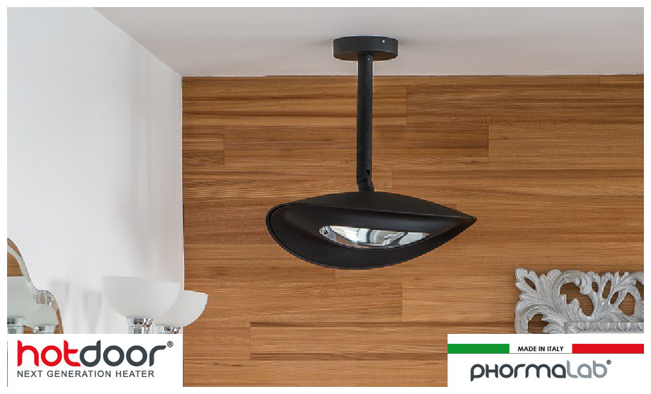 Lustre infrarouge chauffant pour extérieur - Phormalab