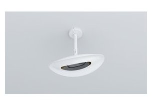 suspension infrarouge chauffante d'extérieur- simple blanc