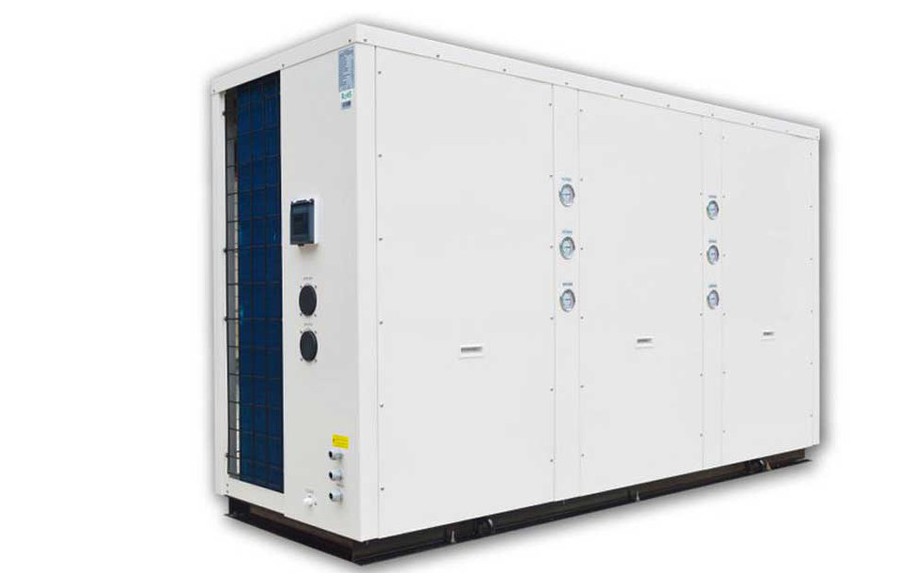 pompe à chaleur de piscine Pac First Steel Pro en situation 