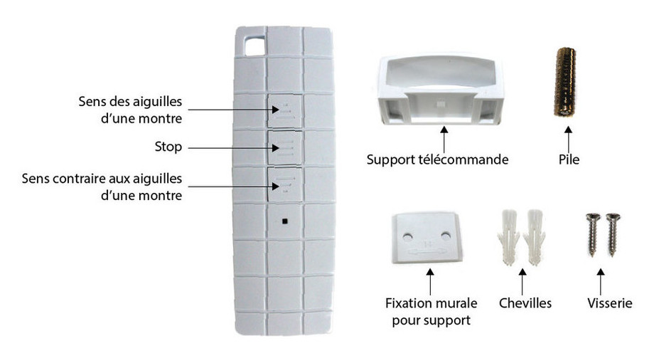 telecommande pour moteur enrouleur bache piscine motorisé
