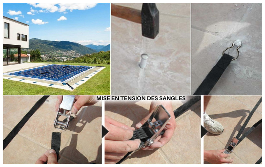 installation de la bâche de sécurité securibul 