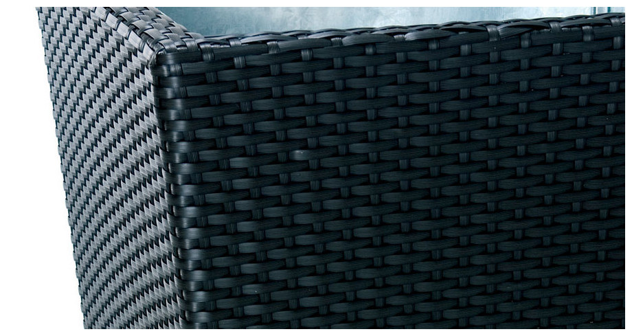 Détail résine plate du pot d'extérieur Hémisphère Editions