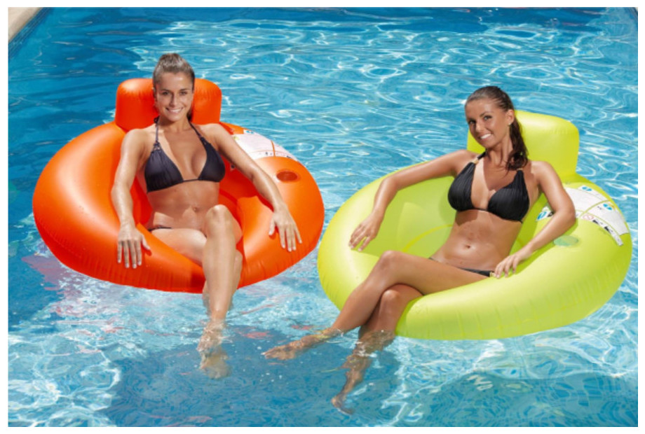 Siège Hamac Gonflable Orange Kerlis pour piscines