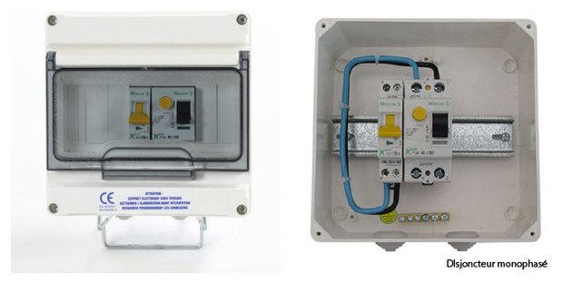 disjoncteur différentiel monophasé
