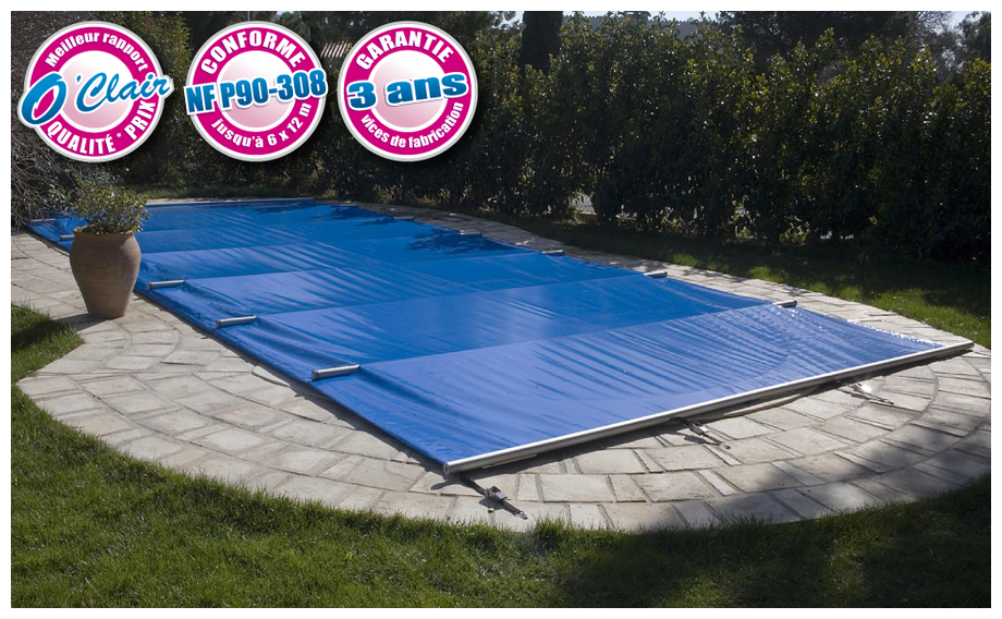 bâche à barres toutes saisons Pool Barres