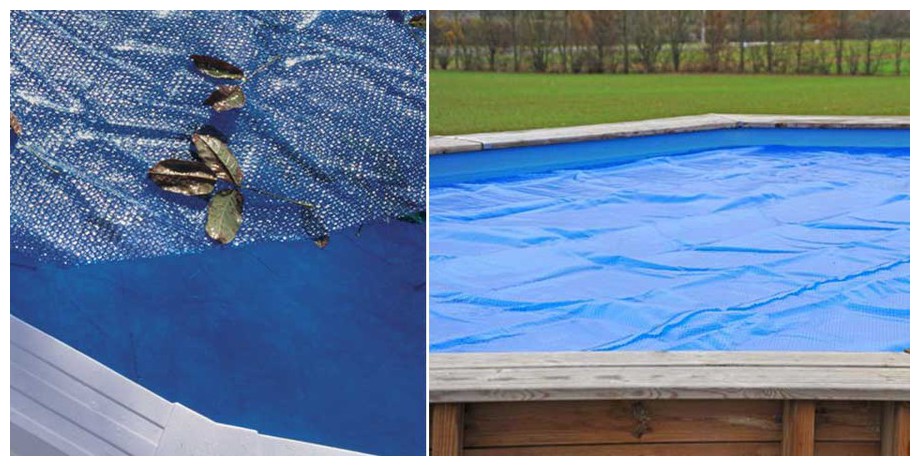 bâche à bulles pour piscine hors sol Gré 267 microns descriptif en situation