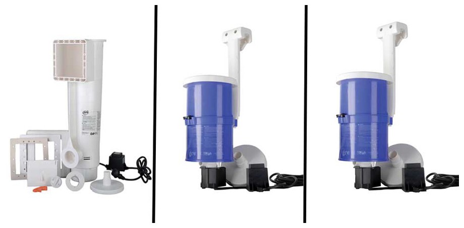 épurateur motorisé Gré pour piscine hors sol en situation