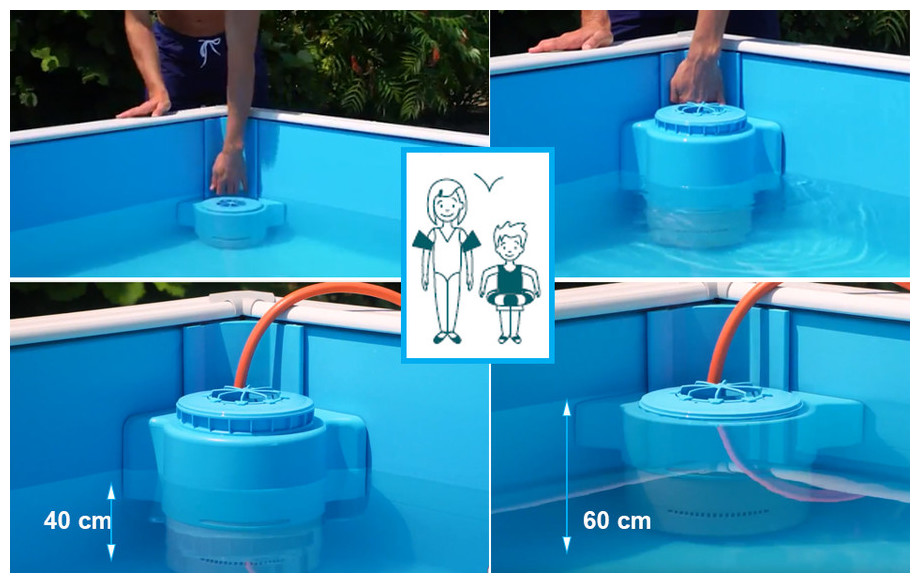 filtration de la piscine bois pistoche
