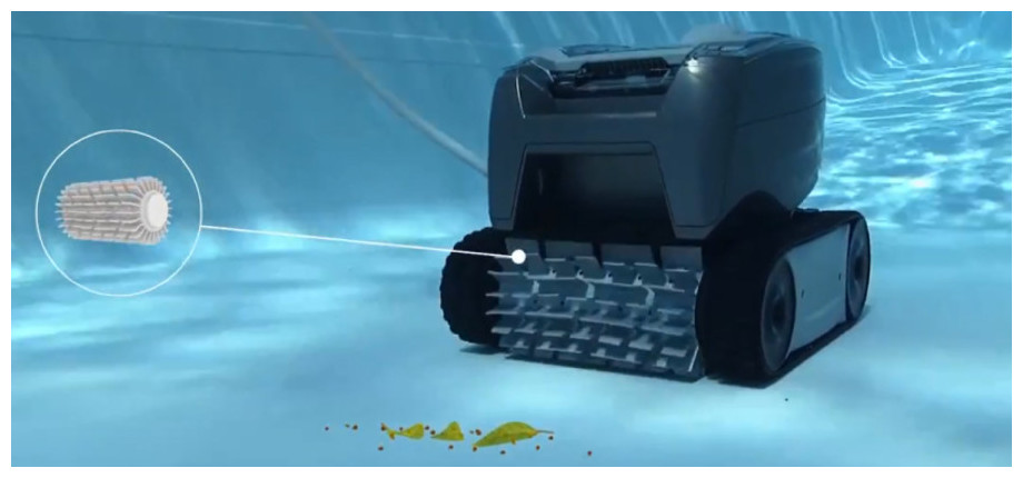 Robot de piscine TornaX OT 3200 par Zodiac - brossage efficace en profondeur