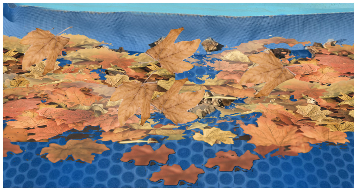 détails de la bâche à bulles Iverbul arlequin luxe 400 quatro